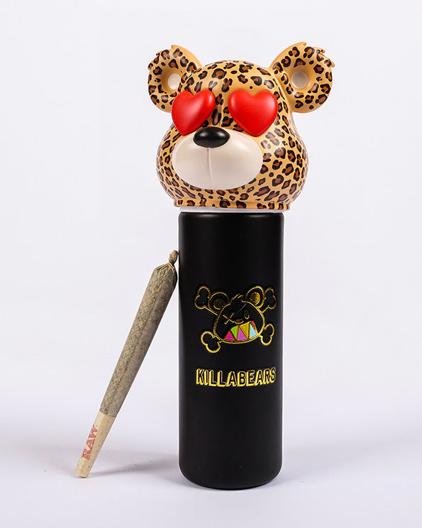 KillaJar - Heart Eye Cheetah Stash Jar